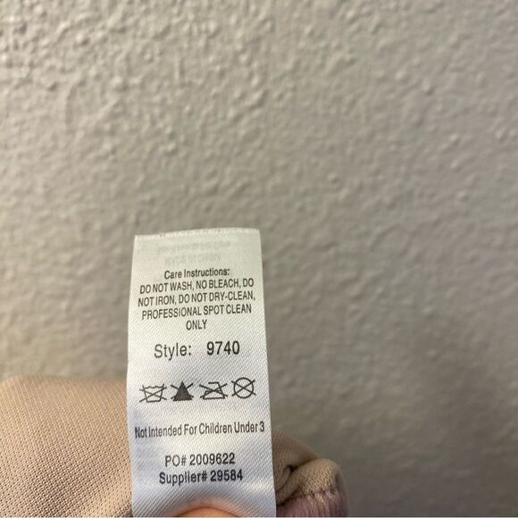 Weissman Dance ballet tutu mauve lavender lace long sleeve dress Why 9740 LC - Picture 11 of 14